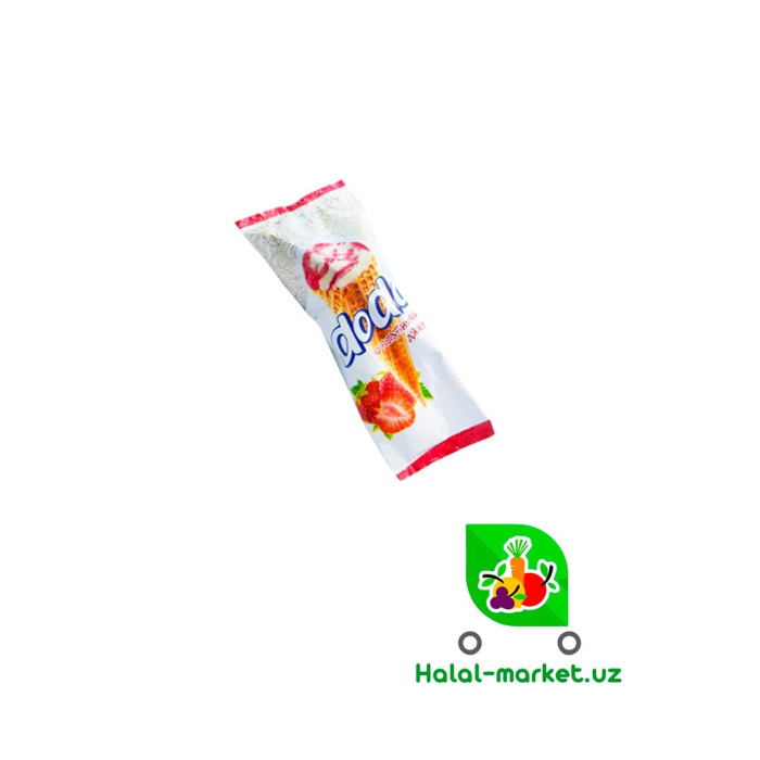 DODA muzqaymoqi 450gr qulupnay murabbo bilan