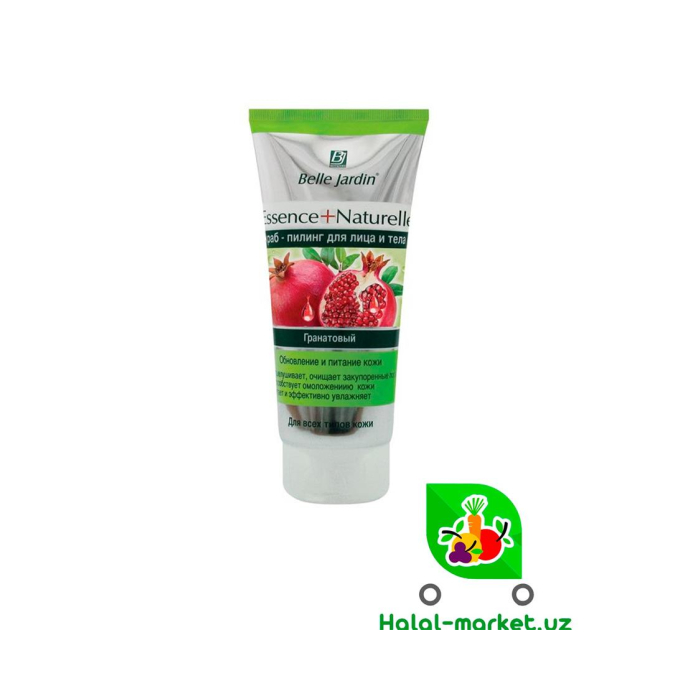 Belle Jardin 200ml uchun granat skrab-peelingi