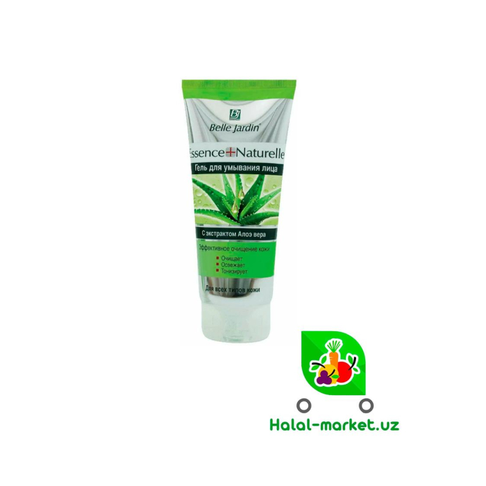 BELLE JARDIN Aloe Vera 200ml uchun yuzni yuvish gel