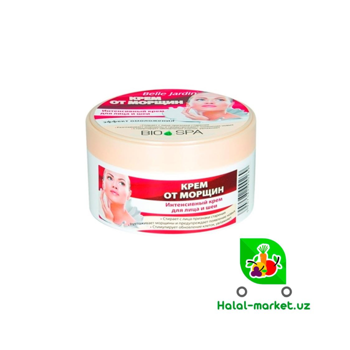 Yuz uchun krem yangilanish BELLE JARDIN BIO SPA 200ml