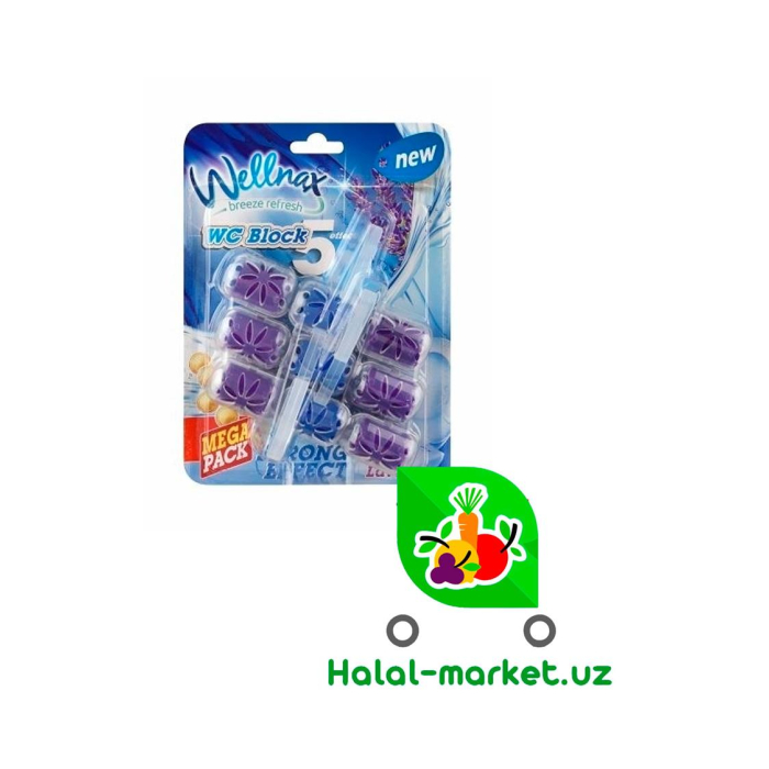 Блоки для туалета WELLNAX Океан 3*57гр