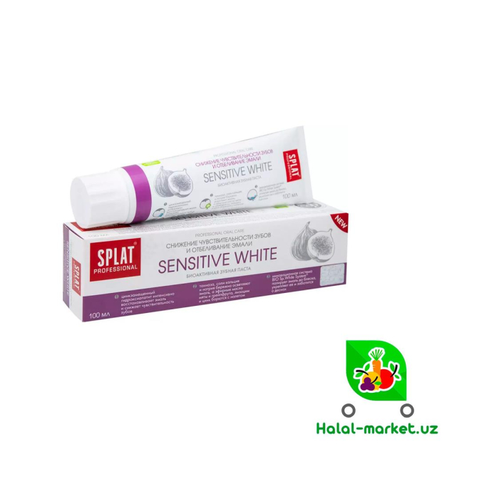 SPLAT PROFESSIONAL Sensitive White 100ml tish pastasi