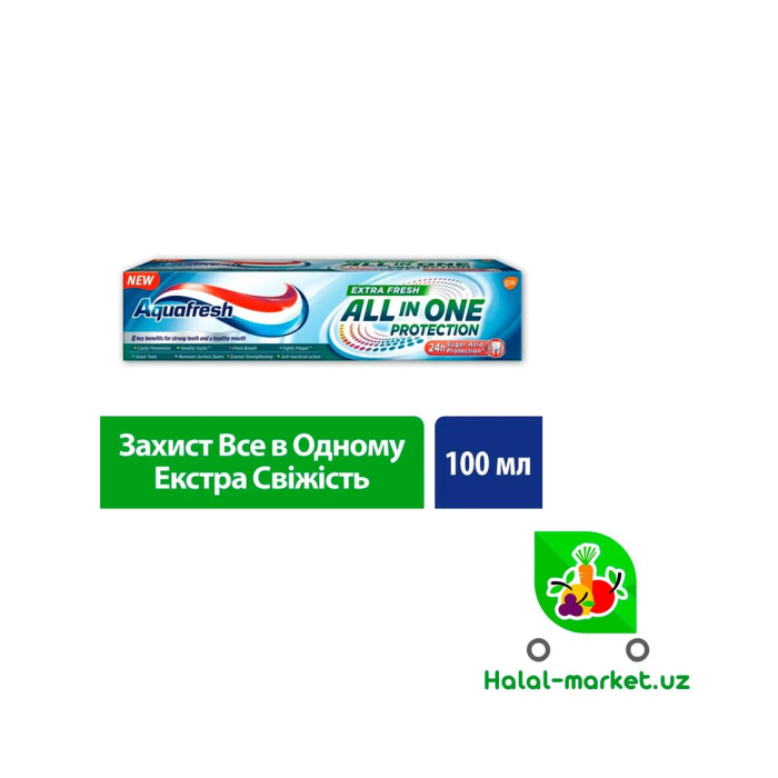 Зуб.паста AQUAFRESH ALL IN ONE Extra Fresh 100мл