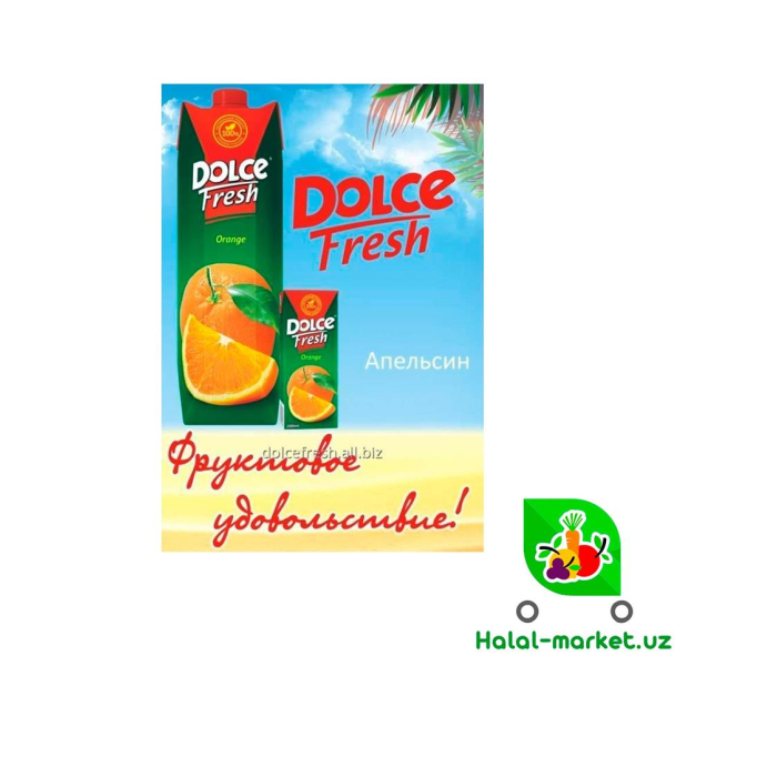DOLCE FRESH Apelsin sharbati 1l