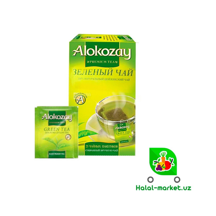 ALOKOZAY Yashil Choy 25pak