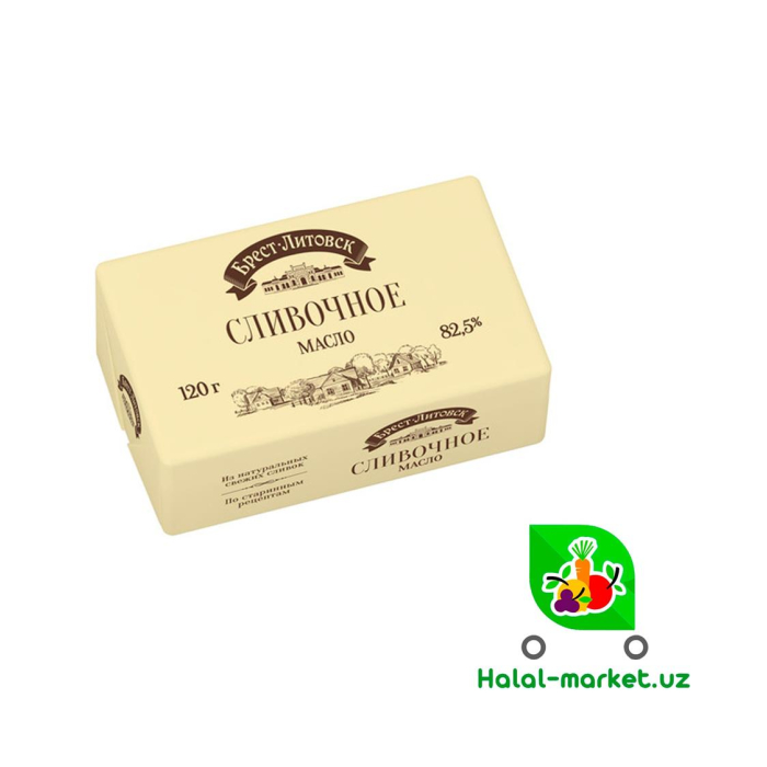 BREST-LITOVSK 82,5% 120gr qaymoq yog'i