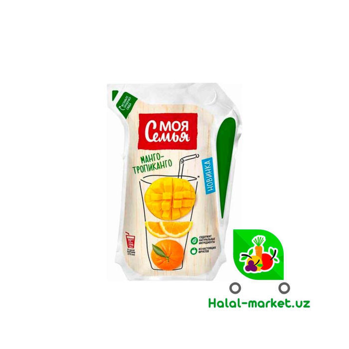 Mening Oila Mango-Tropikango sharbati 0,175l