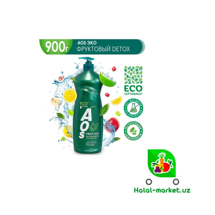 Ср-во для посуды AOS ECO 900гр