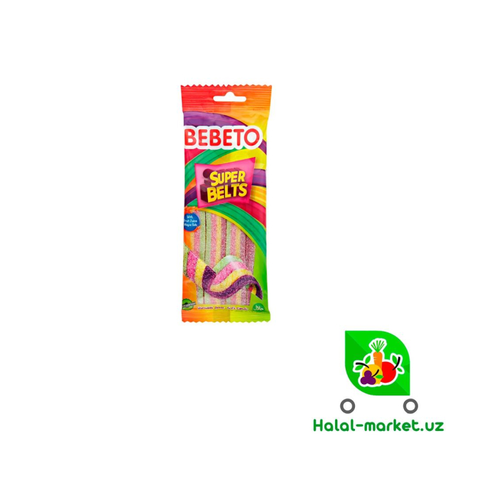 Мармелад BEBETO Super Belts 75г