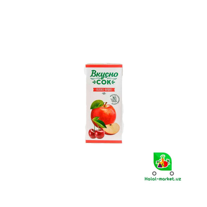 Вкусно Сок Вишня Яблоко 0,95лт