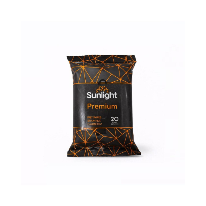 Влажные салфетки SUNLIGHT DELUXE 20шт