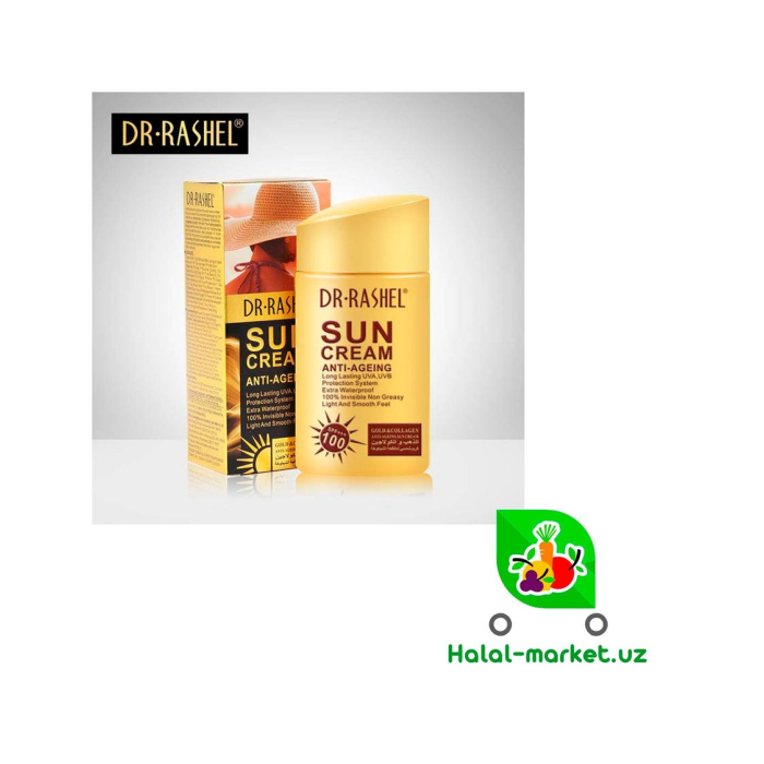 DR RASHEL 100+ 80гр quyoshdan himoya qiluvchi krem