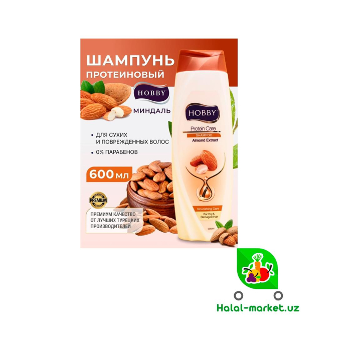 Hobby Badem Ekstrakti 400ml shampuni