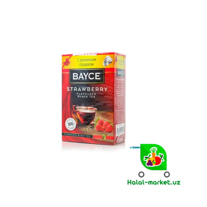 BAYCE Qora choy Qulupnay 80g