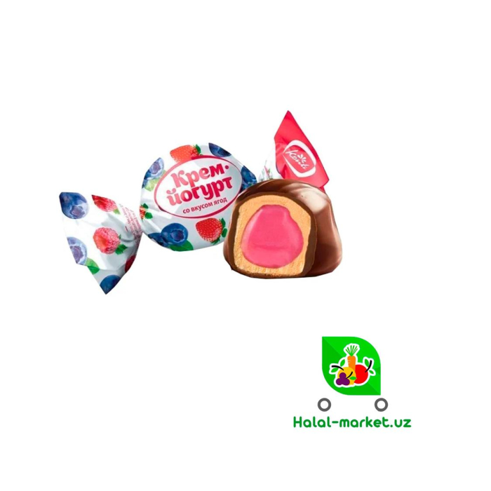 KREM YOGURT KONTI shirinliklari (og'irligi)