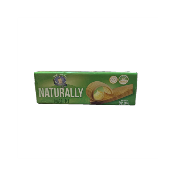 Масло сливочное 82.0% AGRO BRAVO Naturally 450гр