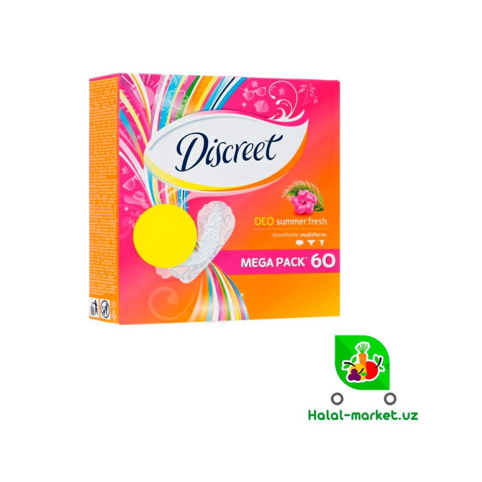 Ежедневки Discreet Summer Fresh 60шт