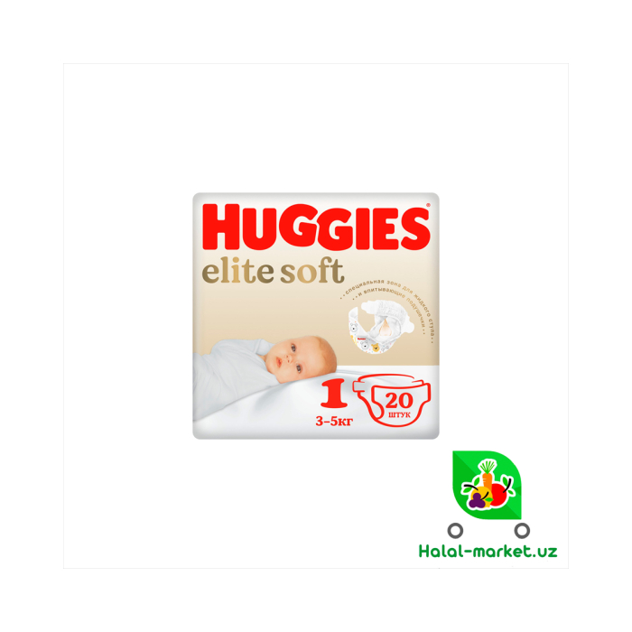 HUGGIES ELITE SOFT Convy (1) 20ta pampers
