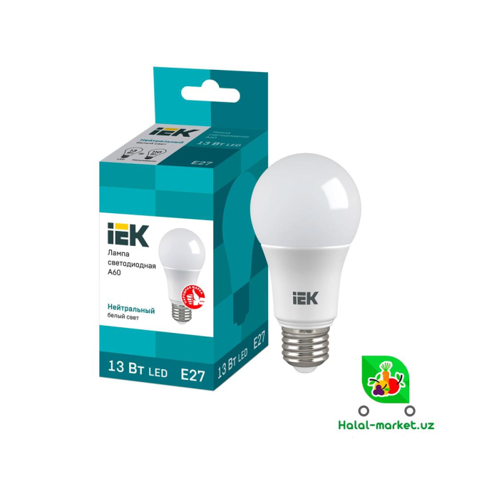 IEK Econom A60 13Вт 1шт lampochka