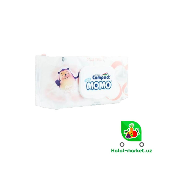 Влажные салфетки COMPACT Mini Momo 120шт