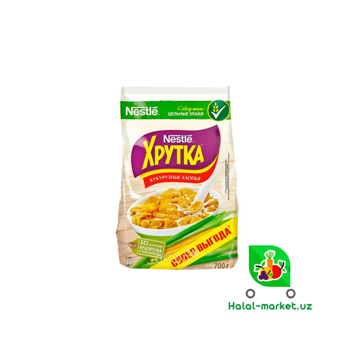 Quruq nonushta XRUTKA Makkajo'xori flakoni 700gr m/u