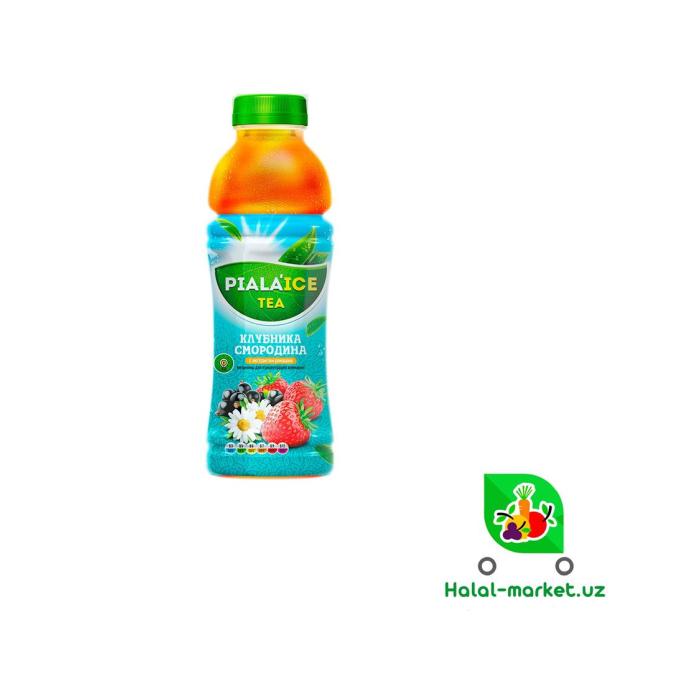 Холодный черный чай PIALA ICE TEA Клубника-Смородина 1л
