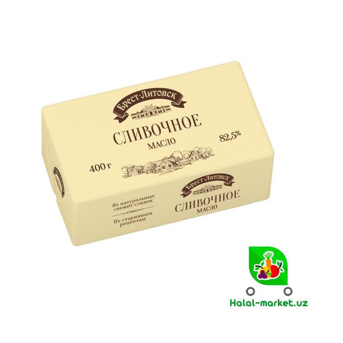 Brest-Litovsk 82,5% 400gr qaymoq yog'i
