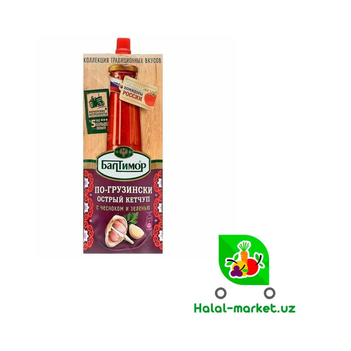 BALTIMOR Ketchup Sarimsoq va o'tlar bilan 260gr