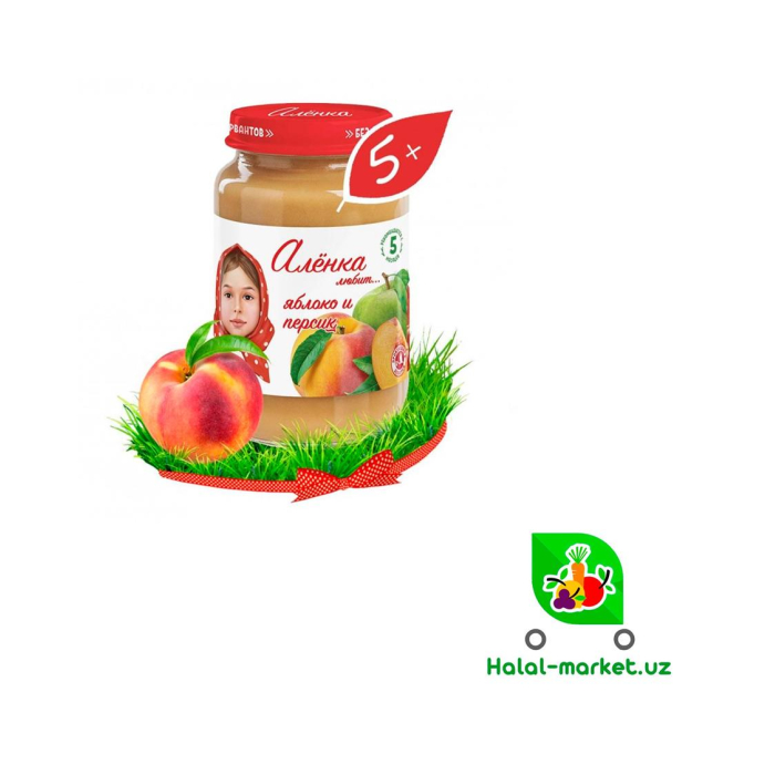 Alenka pyuresi Olma va shaftoli st/b 170g
