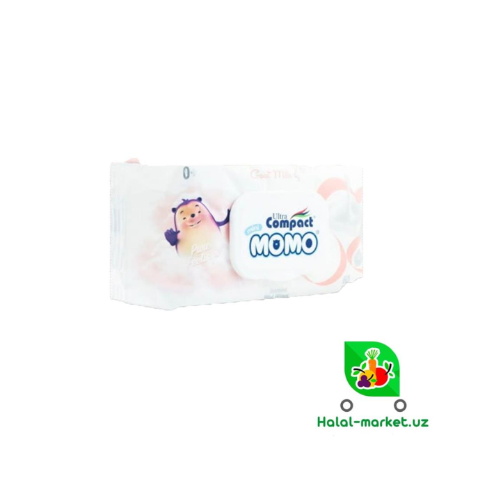 Влажные салфетки COMPACT Mini Momo 60шт