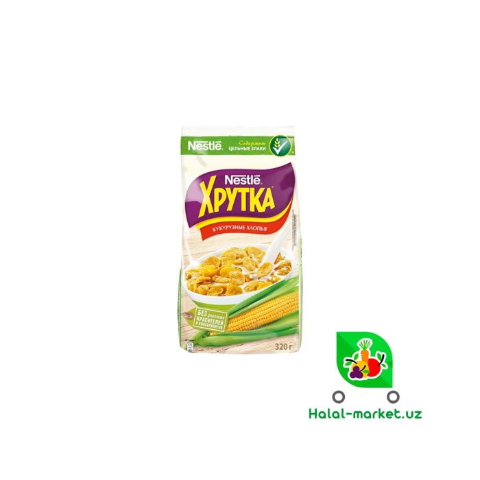 Сухой завтрак ХРУТКА Кукурузные хлопья 320гр м/у