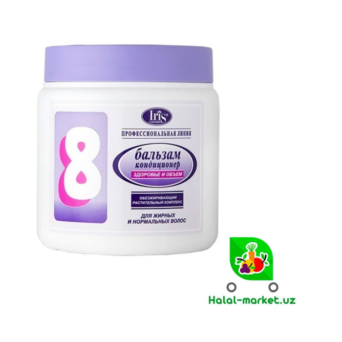 IRIS 8 Balsam-konditsioner Sog'liq va Hajm Yog'sizlantiruvchi 500ml