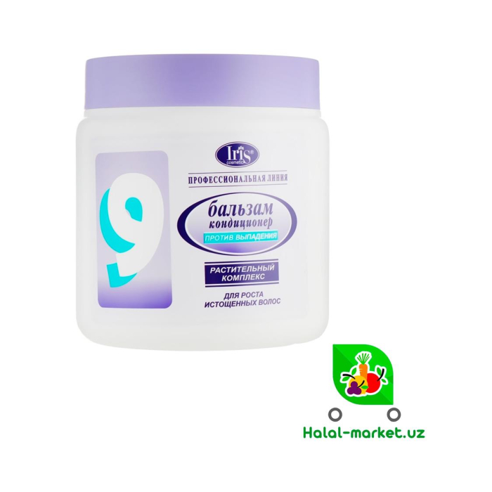 Balsam-konditsioner IRIS 9 Soch to'kilishiga qarshi O'simlik kompleksi 500ml