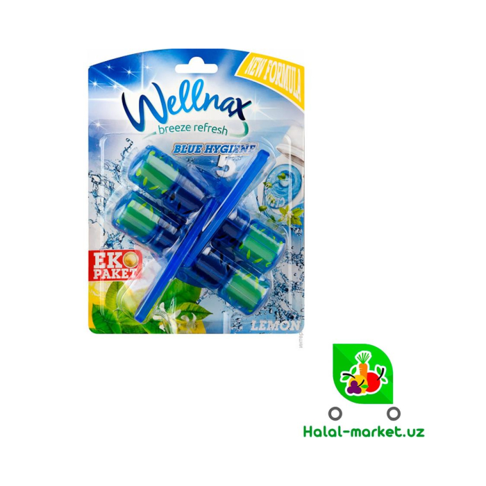 Блоки для туалета WELLNAX Лимон 2*57гр