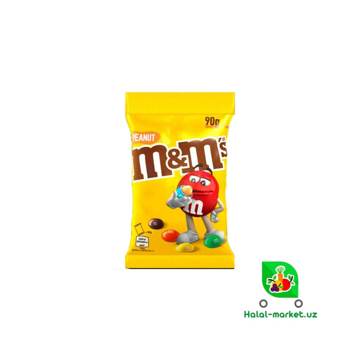 Миндаль M*Ms с Арахисом 90гр