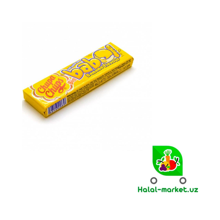 Жев,резинка BUBBLE GUM Банан 21гр