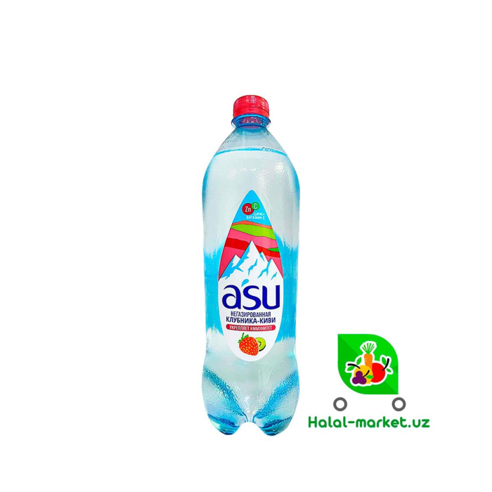Gazsiz suv ASU Qulupnay-Kivi 1l