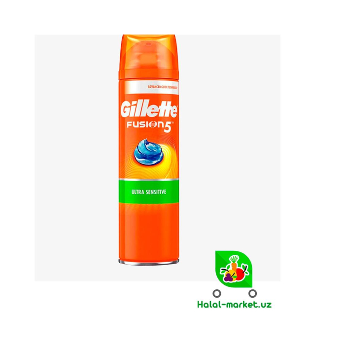 Гель для бритья GILLETTE Fusion 5 200мл
