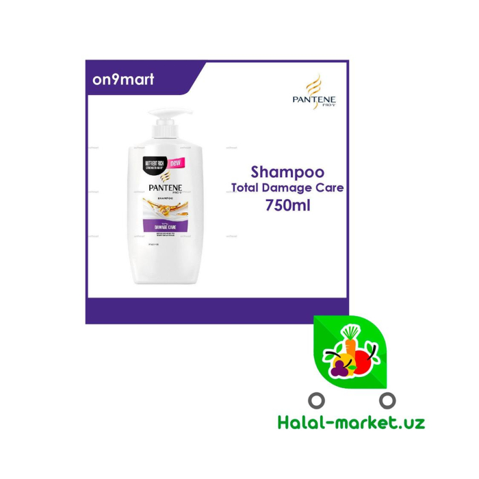 PANTINE shampuni (AQSH) Zararni bartaraf etish 750ml