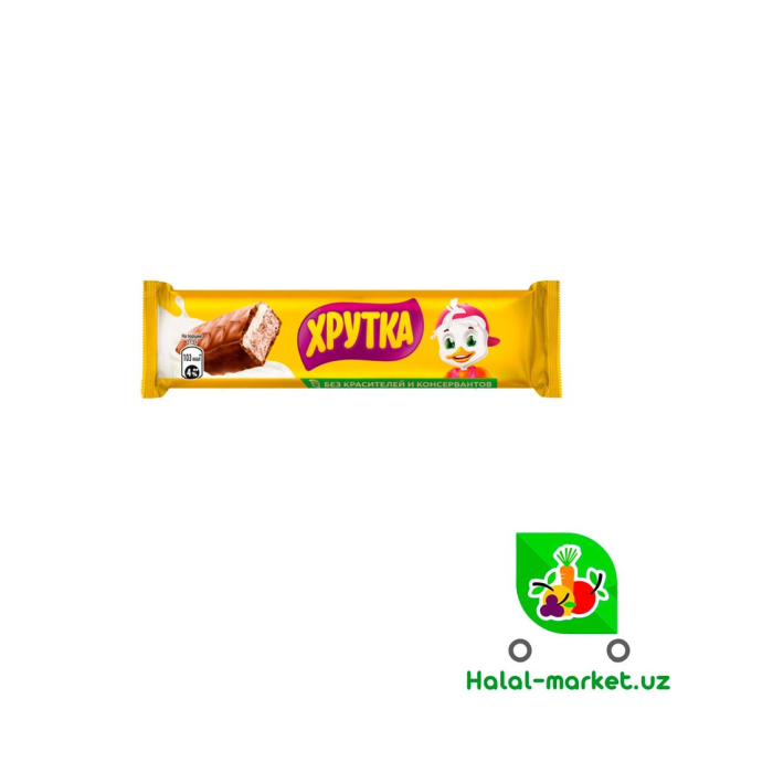 XRUТKA batonchik sufle va sutli to'ldirish bilan 43gr