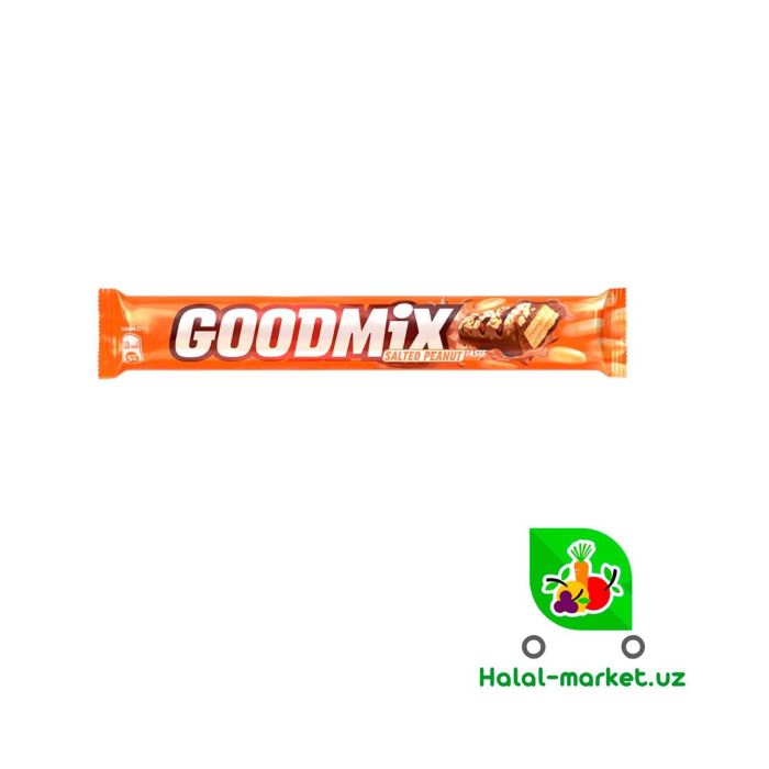 Шоколадный батончик GOODMIX SALTED PEANUT 46гр