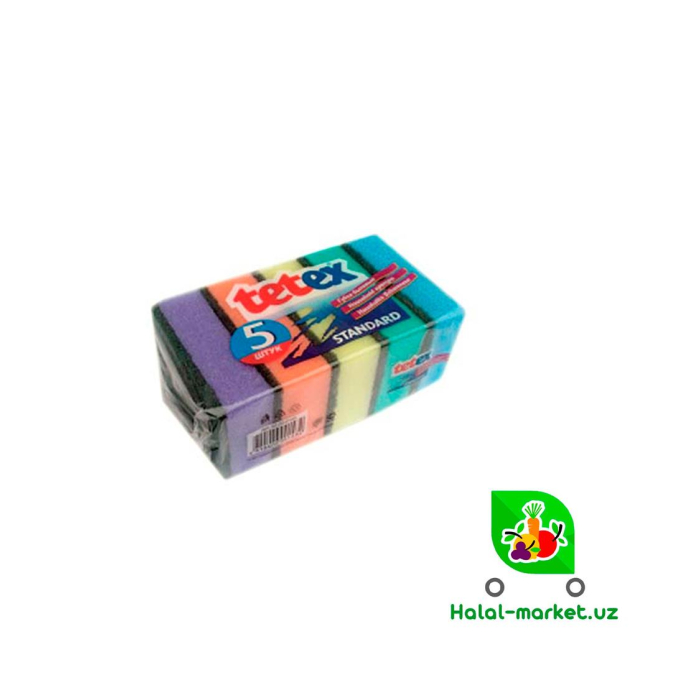 Tetex standart 5 dona gubkalar
