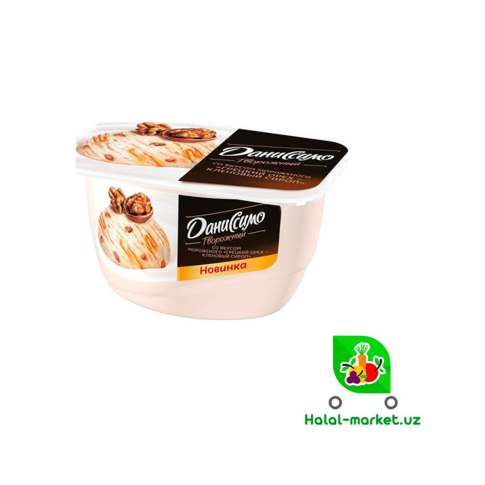 Danissimo yogurt Asal bilan yong'oq 100gr