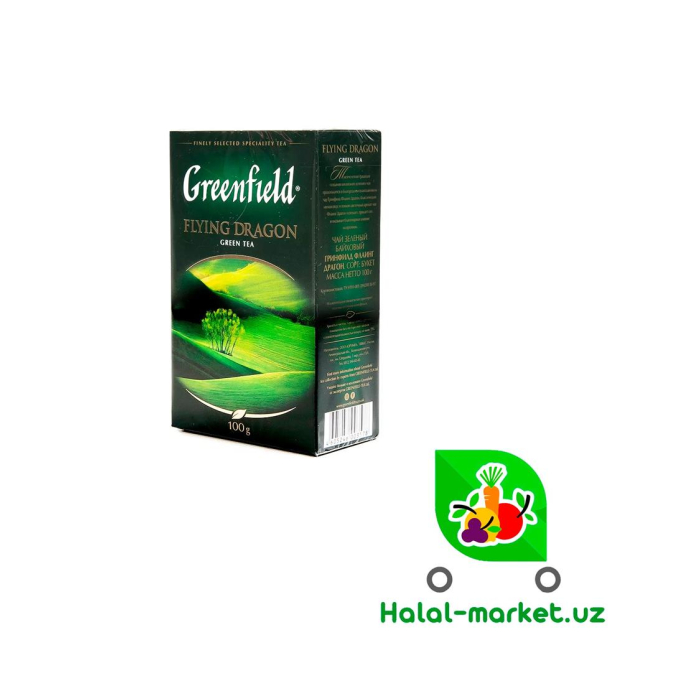 GREENFIELD yashil DRAKON bargli 100gr