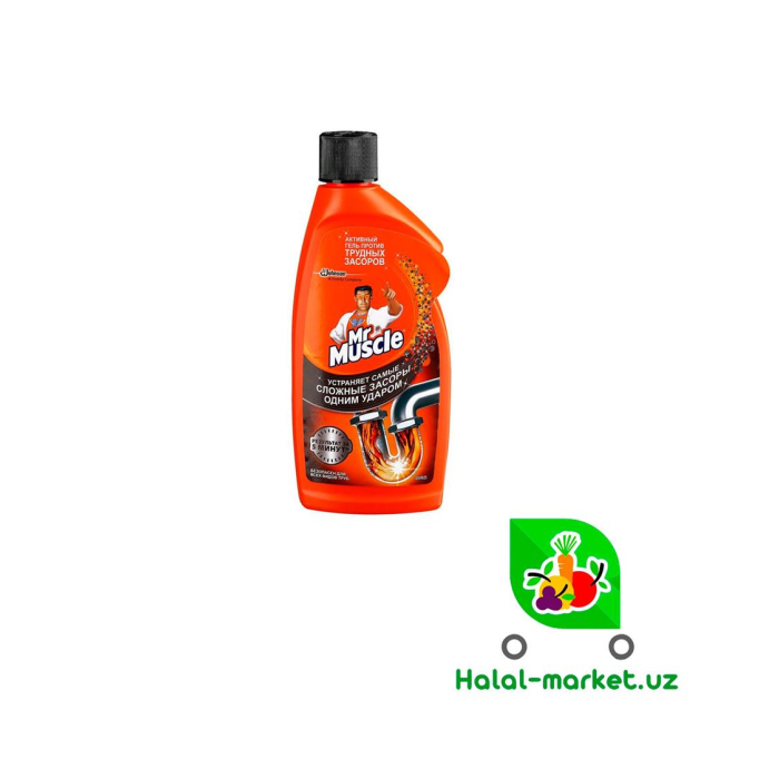 Mr Muscle 500ml uchun quvurlar va hammom gel