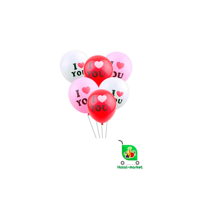 Havo sharlar I LOVE YOU (dumaloq)