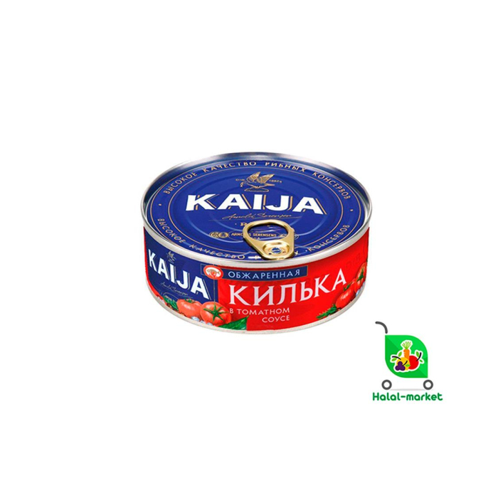 Килька в томате обареная с луком KAIJA 240гр (ключ)