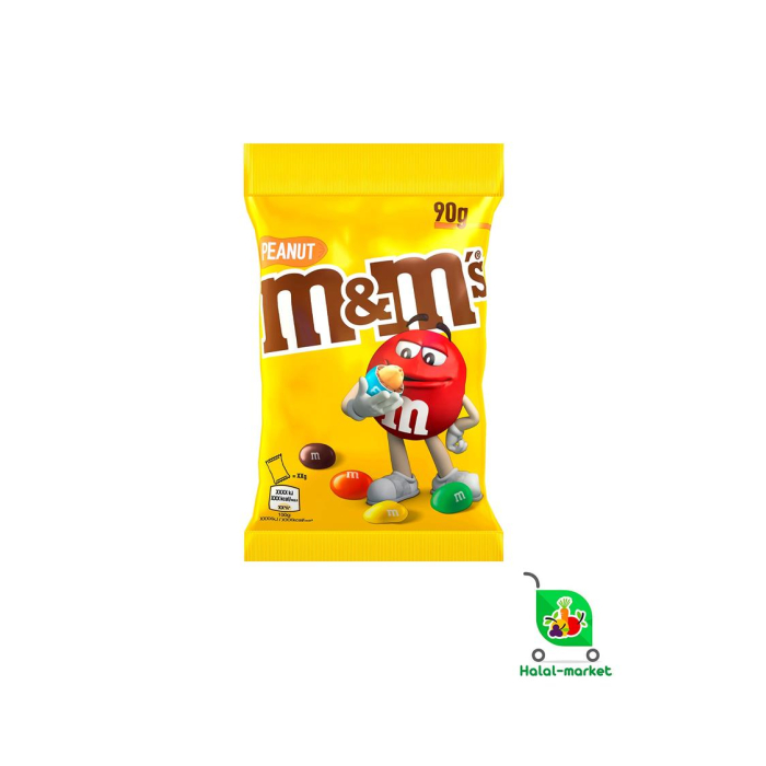Драже M*MS Арахисом 90гр