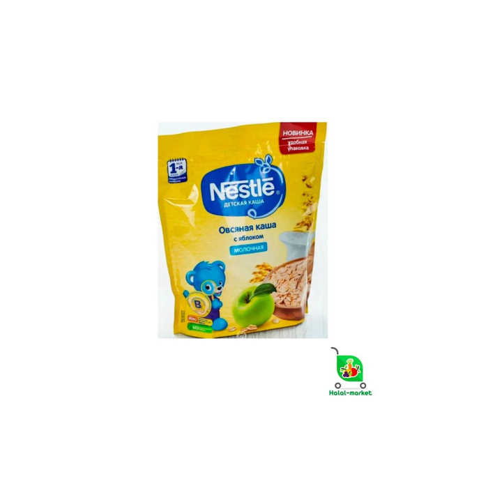 Каша NESTLE Овсяная с яблоком м/у 200гр