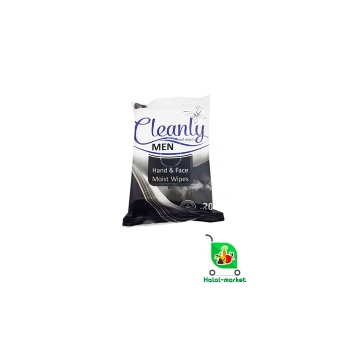 Cleany MEN namli nam salfetkalar 20 dona
